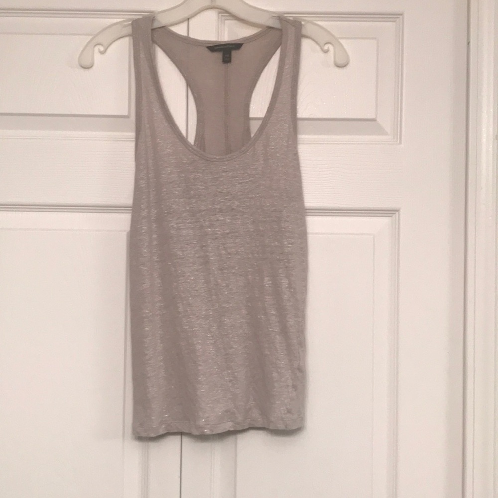 Banana Republic linen Shimmer Tank